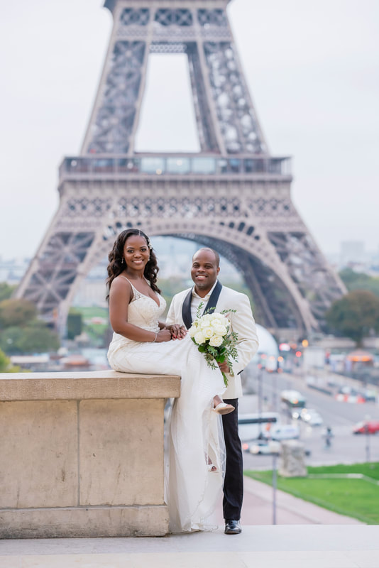 african american wedding couple